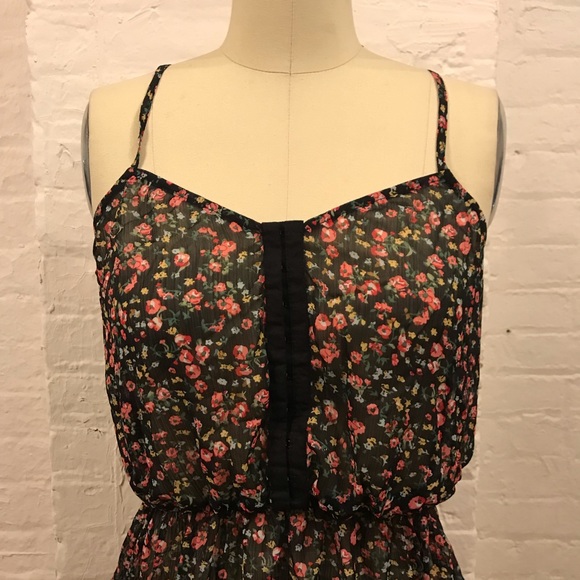 Urban Outfitters Staring At Stars Printed Spaghetti Strap Dress - Picture 3 of 7